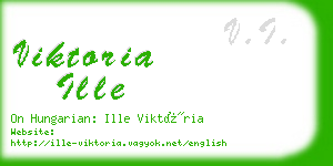 viktoria ille business card